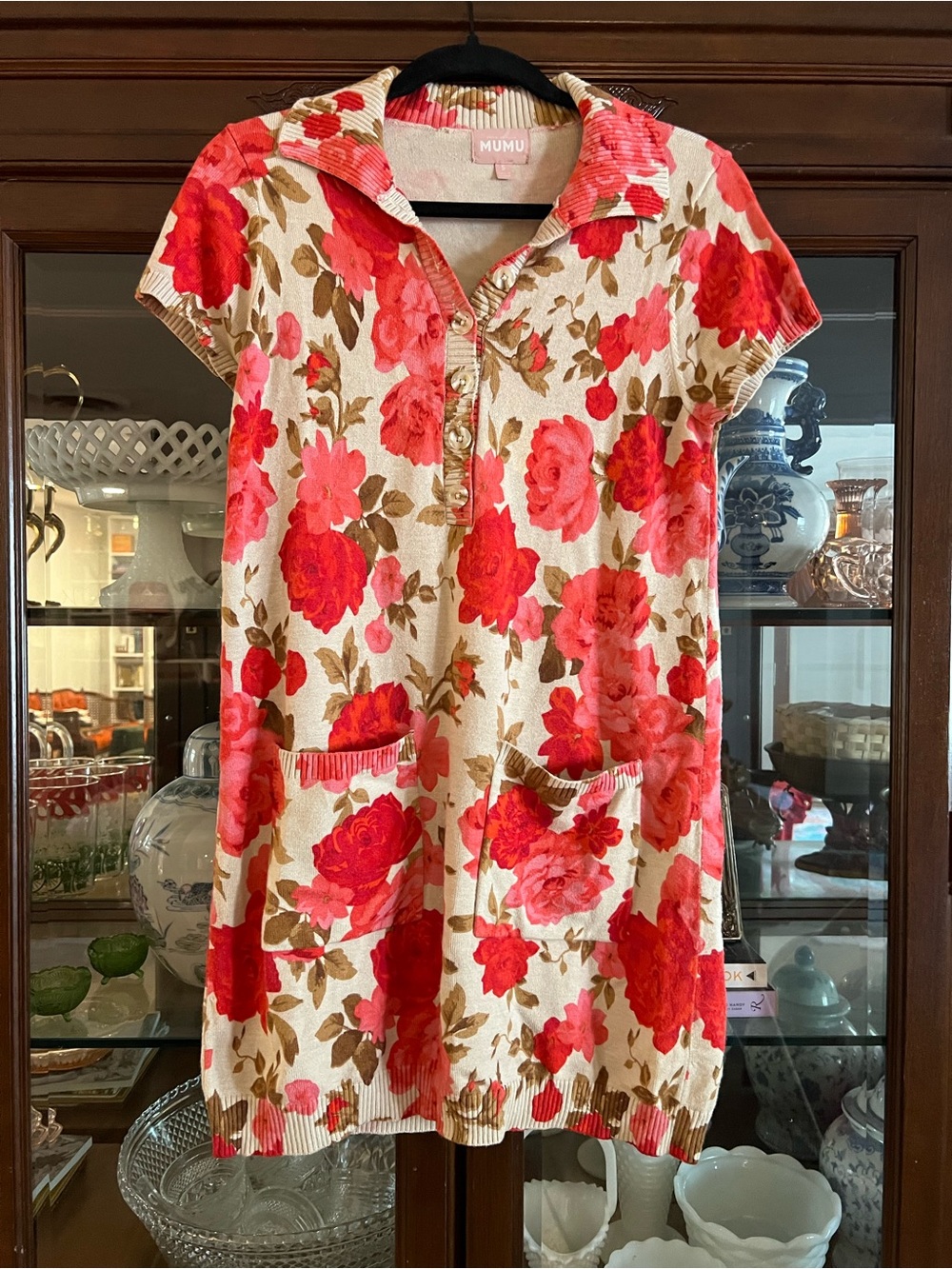 Dexter Button Sweater Dress in Tan Hillside
SHOW ME YOUR MUMU - Picture 3 of 5